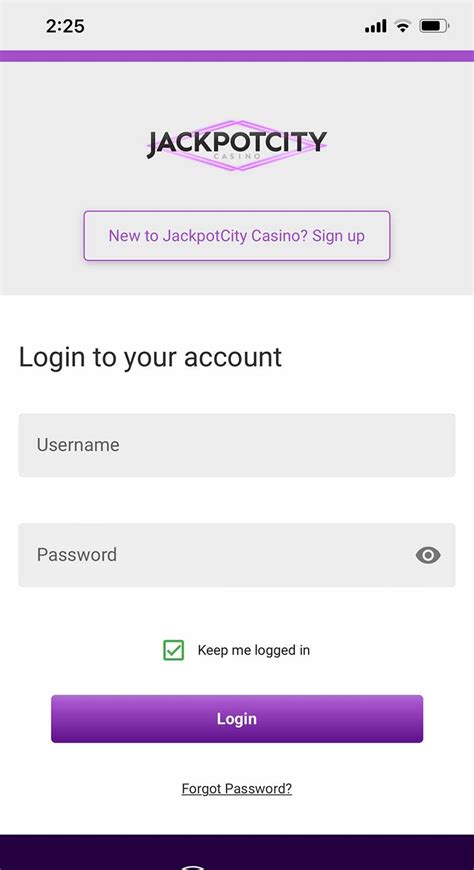jackpot mobile login